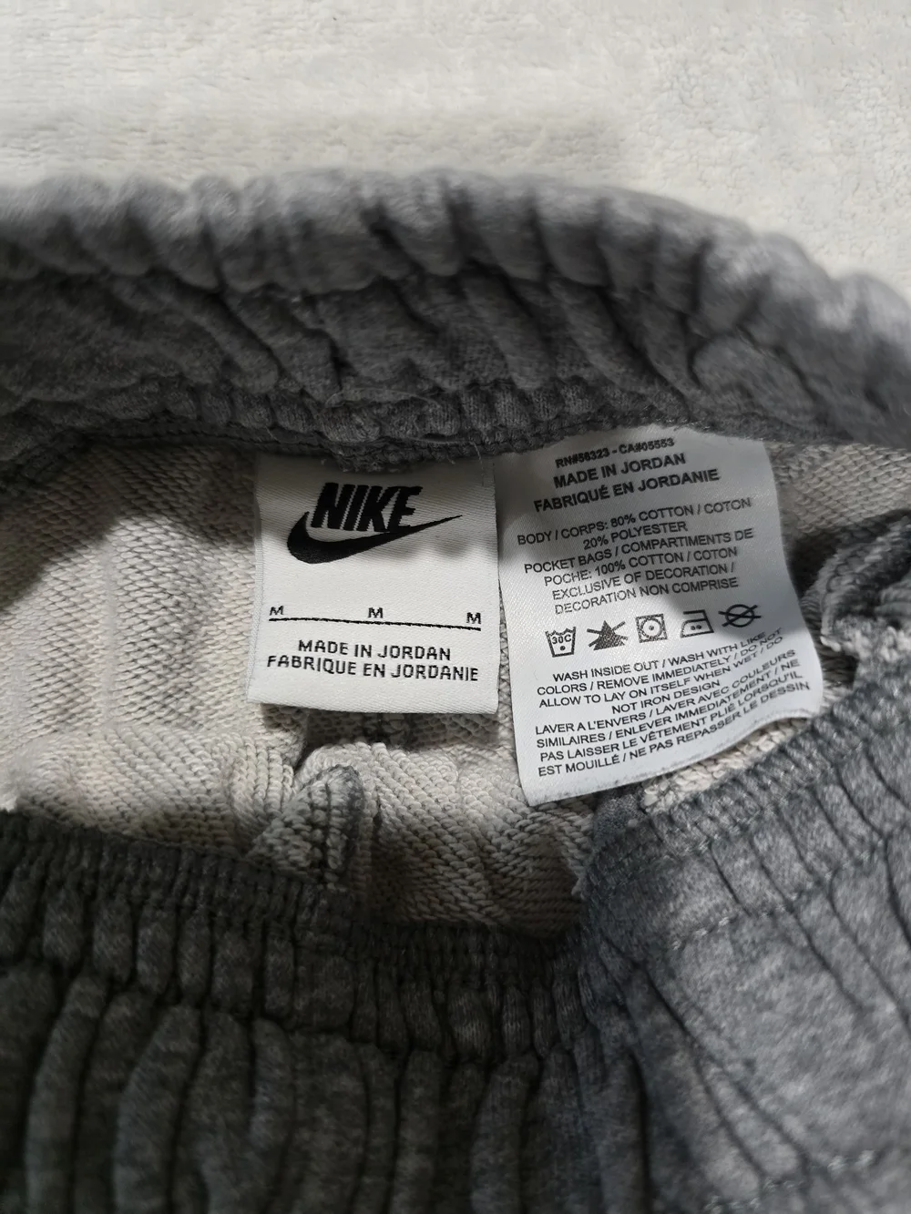 Nike Gray Boys' Logo Shorts with White Swoosh